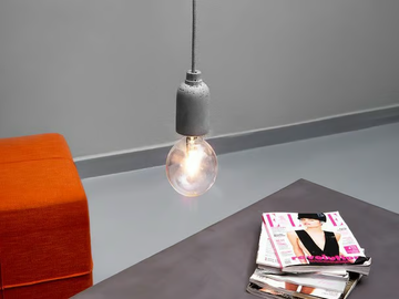 AMPULLA PIC - Concrete pendant lamp by URBI et ORBI - view 3